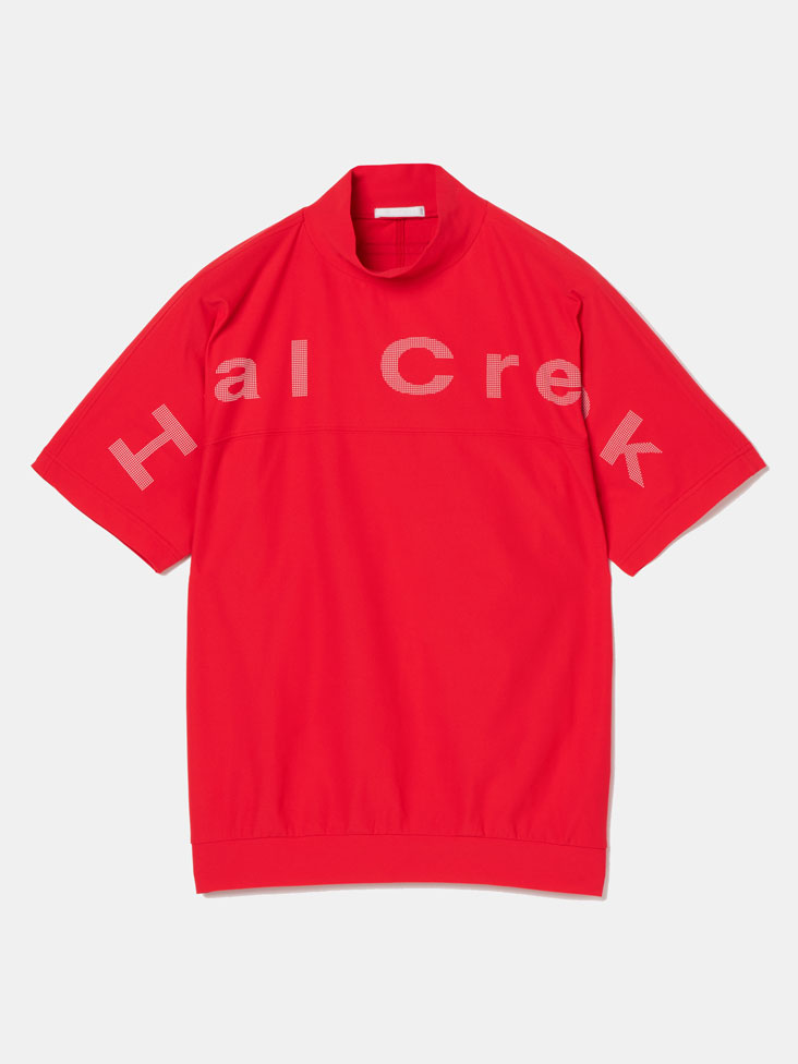 Heal Creek(ヒールクリーク)ドルマンスリーブロゴプリント半袖シャツ