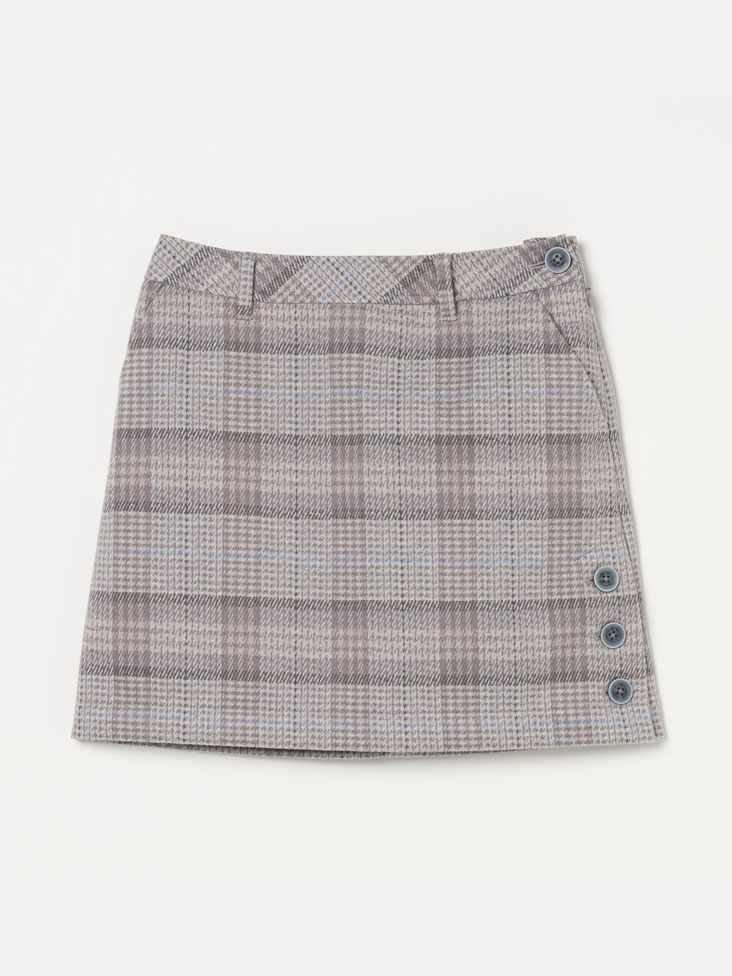 Heal Creek(ヒールクリーク)起毛チェック ミニスカート