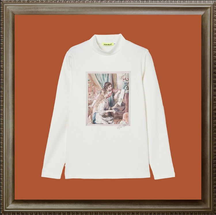 VIVA HEART ビバハート 012-24912 VIVA ”ART” 長袖モック