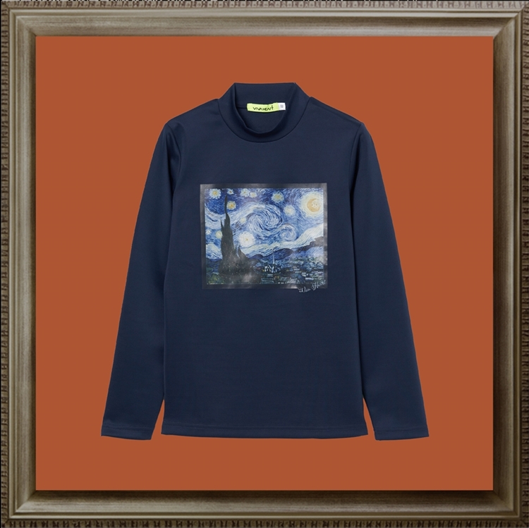 VIVA HEART ビバハート 012-24912 VIVA ”ART” 長袖モック