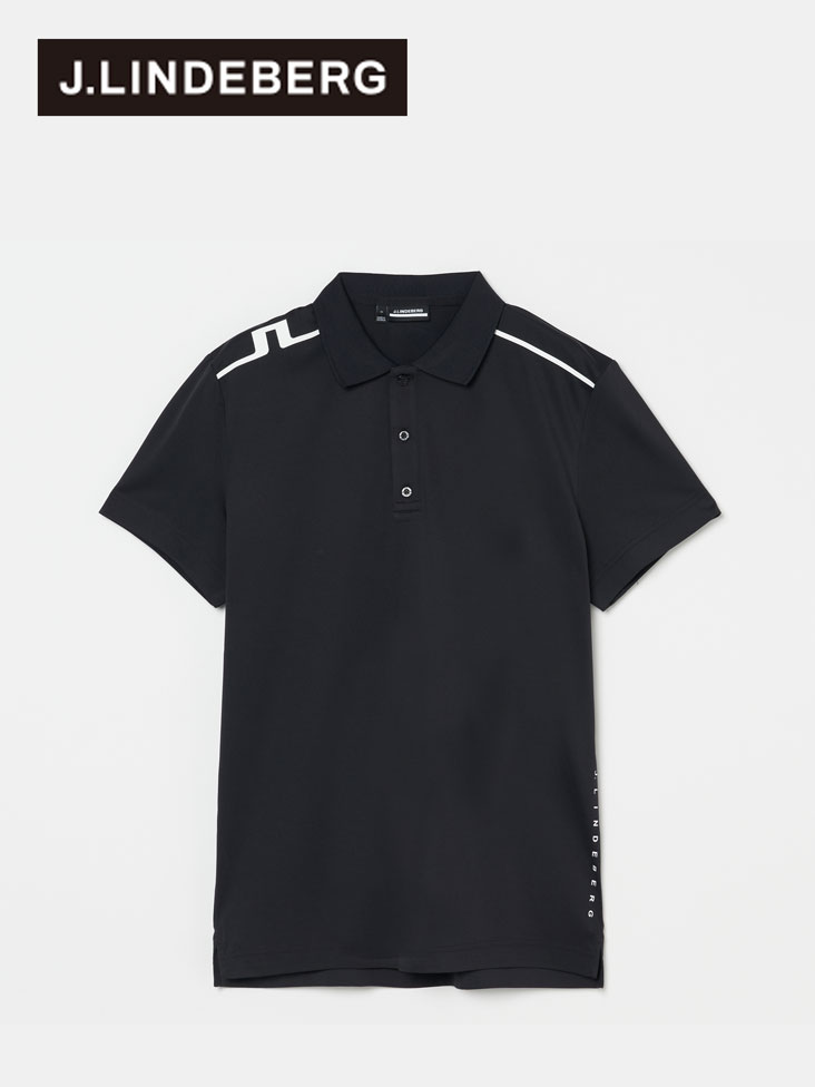 J.LINDEBERG（ジェイリンドバーグ）JL×ストライププリント半袖ポロ