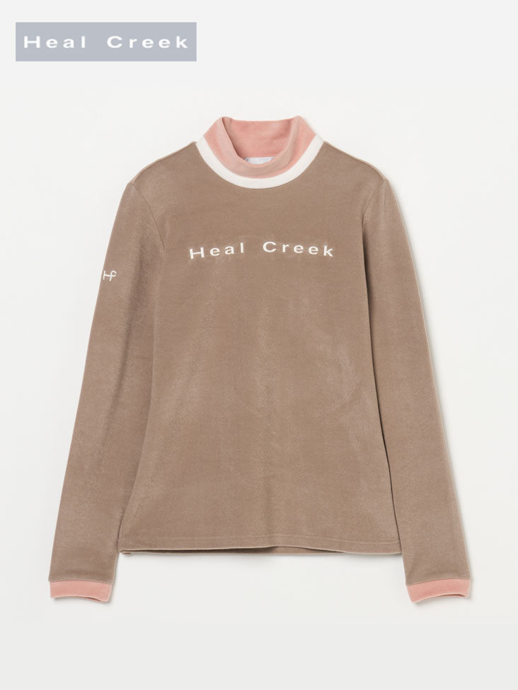 Heal Creek(ヒールクリーク)トリコロール長袖ハイネック長袖シャツ