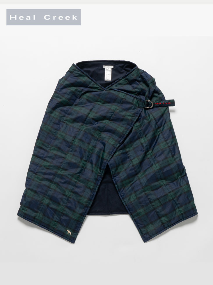 Heal Creek(ヒールクリーク)中綿チェックブランケットスカート