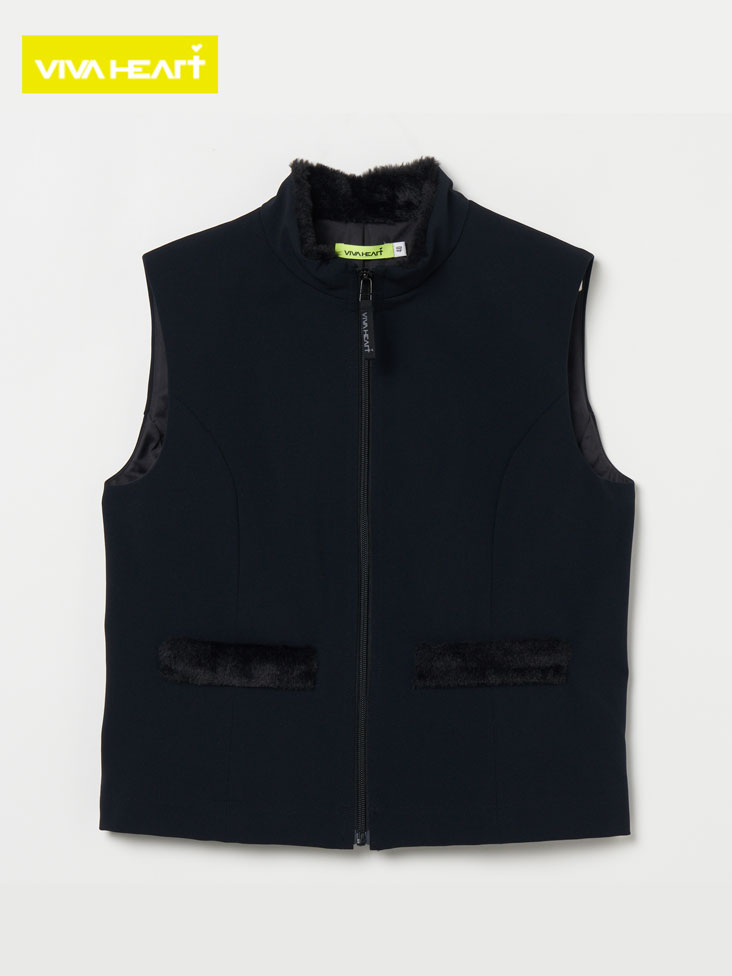 VIVA HEART(ビバハート)ファーポケットベスト
