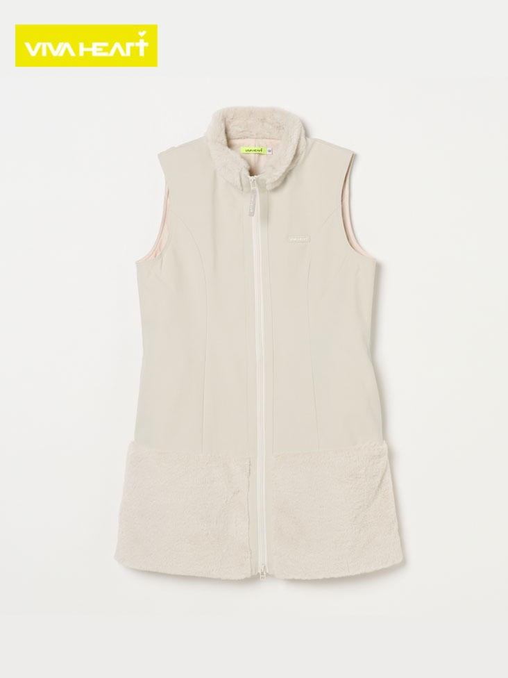 VIVA HEART(ビバハート)ファーロングジレワンピース