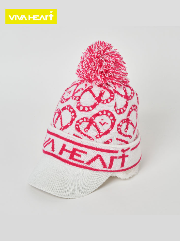 VIVA HEART(ビバハート)シュバルハート柄 2WAYニットキャップ