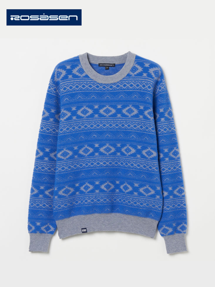Rosasen(ロサーセン)オルテガ柄ジャカードニット