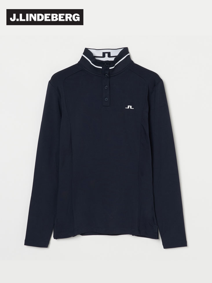 J.LINDEBERG(ジェイリンドバーグ)ハイネック長袖ポロ
