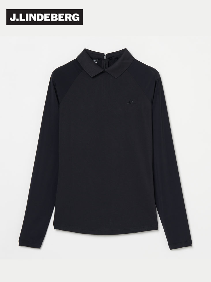 J.LINDEBERG(ジェイリンドバーグ)裏起毛ハイブリッド長袖ポロ